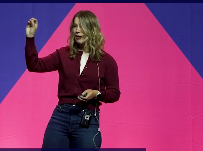 Melody Olson speaking at LDX3 New York